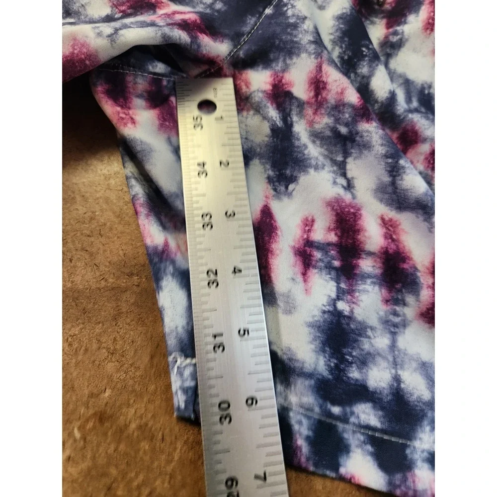 COVE‎ Men's Tie Dye Swim Trunks Shorts Elastic Waist Drawstring Pockets Size M